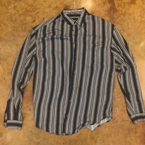 Zara Men Button Up Shirt Long Sleeve